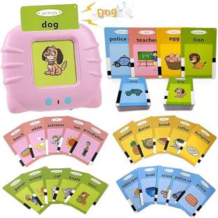 Bluejack Talking English Words Flash Cards for Kids Early Educational Learning Device Toy