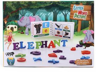 zokato Letter Word Picture Educational Game juniour - Multicolour