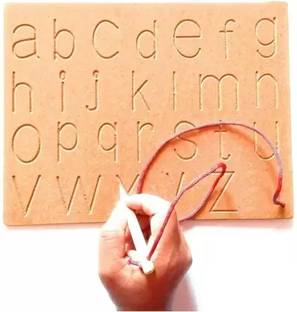 SHALAFI ABC Trace Letters Small Alphabet Writing Practice Tracing Learning Board Slate