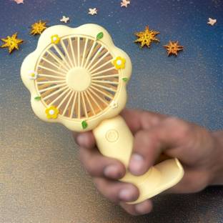 SARASI Mini Handheld Fan With Phone Stand, Strong Wind, USB Charging, Low Sound, 1Pcs