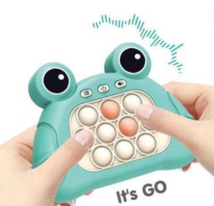 Gezeno Fast Push Game with Light Music Up Bubble Pop Toy Quick Push Game Pop Fidget Toy