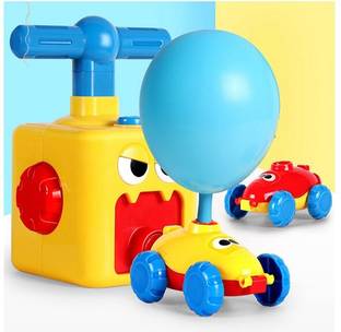 Dherik Tradworld Balloon Powered Cars Balloon Launcher Toy Set