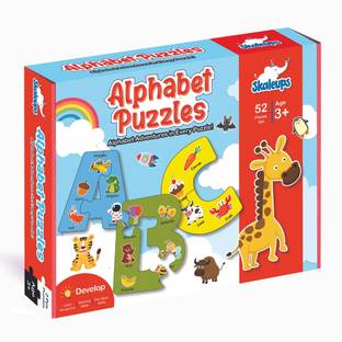 Skaleups Alphabet Easy Learning Puzzle Toy, STEM, Montessori Alphabet Jigsaw Puzzle Toys