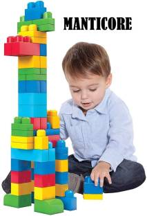 MANTICORE B-14 Blocks for Kids 50 PCS Building Brick & Block Game Puzzles Set for Kids
