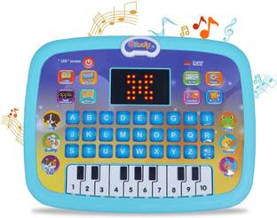 अमाफ्लिप Educational Learning Kids Tablet Computer Plus Piano with led Screen Fun Toy
