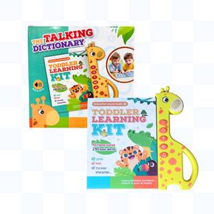 Planet of Toys Talking Dictionary for Toddlers Interactive Learning Toy, 10 Themes & 240 Words