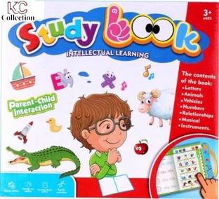 KC COLLECTION Intelligence book Sound Book for Children, English Letters & Words Learning Book, Fun Educational Toys. Activities With Numbers, Shapes, Animals phonetic learning book for Toddlers. (E-book)