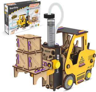 Smartivity Hydraulic Forklift STEM DIY Fun Toy for Kids 6 to 12 Years