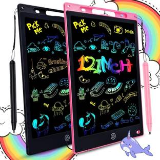 GLOWISH 12 Inch Doodle Board Drawing Pad Gifts for Kids Games, Erasable Colorful Drawing
