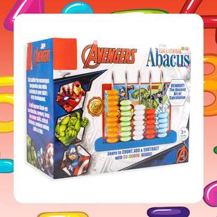 zokato Educational Abacus Junior Avengers for Counting Addition Subtraction
