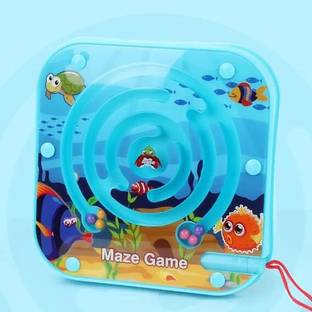 MOREL Magnetic Maze Puzzle Board Game for Kids || Magnetic Pen Driving Maze GAME