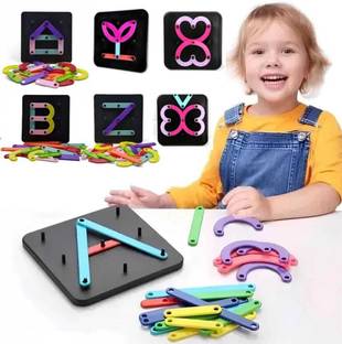BOZICA A to Z Alphabet Abcd ,counting Number ,shapes Assembling Learning toys for kids
