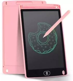 वाइकॉर्प Reusable LCD Writing Board, 8.5 Inch Digital Slate with Stylus for Drawing