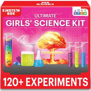 Einstein Box Ultimate Girls' Science Kit for Girls 6-8-10-12 Years Old | Birthday Gift Ideas