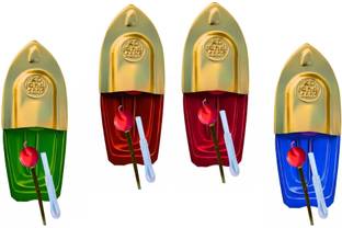 kd and sons set of 4 steam Boat with free wax candle & dropper|| pop pop Boat || putt putt boat || fat fat boat