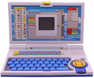 Vipul tex Educational Computer ABCAnd 1234 Learning Kids Laptop with LED Display and Music
