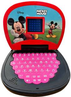 Chigy Wooh mickey mouse Learning Laptop Kids Pre-School Tablet Educational Computer Game