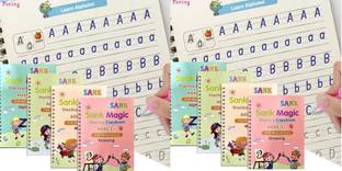 krenz Magic Practice Copy Book Magic Calligraphy Book For Kids Reuseable Writing Book