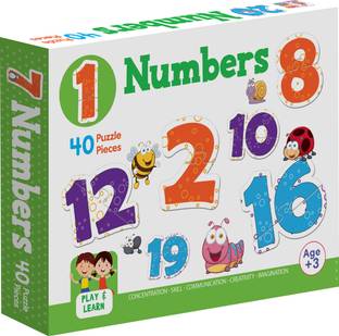 HELLO FRIEND Learn Numbers 1 to 20 with 40 Jigsaw Puzzle Pieces