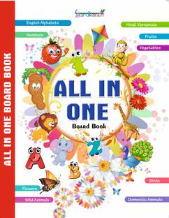 All In One Learning Board Book For Kids Learning & Educational Book