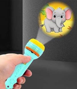 A R Toys A.R.Toys 3 Slides Mini Projector Torch Slide Flashlight Toys For Kids