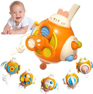 Wembley Montessori Toys 6 in 1 Sensory Toys Toddler Learning Interactive Cube for Kids