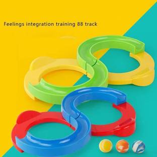 ZWINKO Loop Balancing Track Toy - Balancing Game, Bouncing Ball for Kids(PACK_2) Crazy Ball