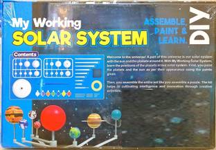 zokato Working Solar System, Assemble, Paint & Learn (Learn About All Planets)