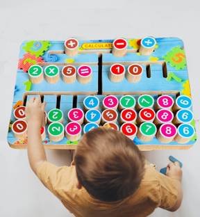 Plus Shine Maze Puzzle Learning Math Calculation Board Number Counting Calculator Board