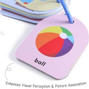 Intellibaby Premium Early Learning First Visual 20 Pcs Flash Cards for Kids & Preschoolers |