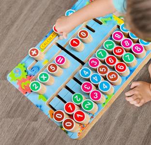 Plus Shine Number Counting Calculator Board Maze Puzzle Learning Math Calculation Board