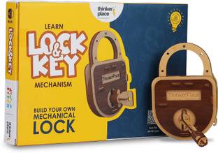 ThinkerPlace STEM Educational DIY Lock & Key Toy for 6+ Years Kids