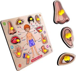 Shreevi Educational Learning Wooden Puzzle Board for Kids