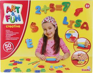 SIMBA Art and Fun Dough ABC Alphabets and Numbers Kids Play Set