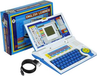 STORITE Educational Laptop Computer Toy with Mouse for Kids Above 3 Years