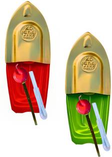 kd and sons Set of 2 steam Boat with free candle & dropper|| pop pop Boat