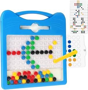 Samvardhan Magnetic Drawing Board for Kids Magnetic Dot Art Game for Toddlers