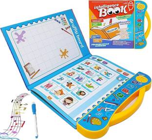 BloomiFy Electronic Activity Book With English Alphabets & Numbers Words Rhymes