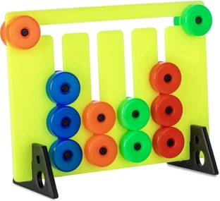 Mira Farmcraft Learning Colour And Pattern Matching Montessori Slide Puzzle Brain Game For Kids