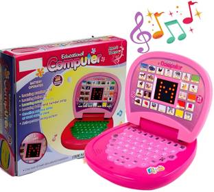 MM toys Kids Laptop - Educational Toy with Sound & Music | Alphabet & Number Learning