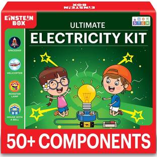 Einstein Box Electricity Kit | Science Project Kit & Circuits | Toys for Kids Age 7-14 years
