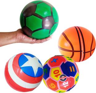 Noah Choice Soft Foam Ball for Colorful Play Ball Indoor & Outdoor Ball pack of 2