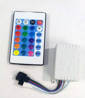 jivith IR Remote Controller for RGB 5050/2835LED Light Strip DC 12V to Drive 1 Roll 5m RGB Strip LED Driver