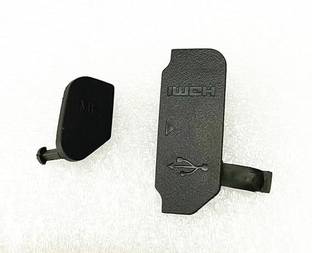 fotokina USB/HDMI DC in/Video Out Rubber Door Bottom Cover Compatible for EOS 6D Mark II  Lens Cap