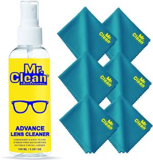 MCP Lens Cleaner 100ml(Pack of 1) with 6 Microfiber Cloths  Lens Cleaner
