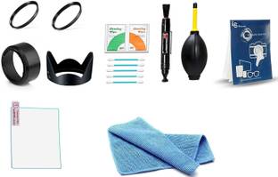 FND Nikon D5600 12 in 1 Combo Kit of Accessories (Hood, Filter and Cleaning Kit)  Lens Cleaner