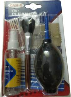 CAM-X 6 in 1 Professional Cleaning Kit For DSLR Camera , All Digital & Film Camera Lenses, Binoculars & LCD Screen  Lens Cleaner