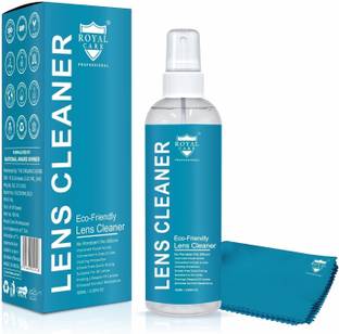ROYAL CARE PROFESSIONAL Lens Cleaner Spray Kit – Lens Cleaner Spray 100ml with 1 Microfiber Cloths  Lens Cleaner