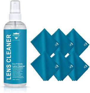 ROYAL CARE PROFESSIONAL Lens Cleaner Kit – Lens Cleaner Spray 100ml with 6 Microfiber Cloths  Lens Cleaner