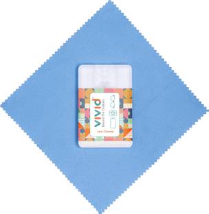VIVID VividVisionInt® Lens Cleaning 20 ML Pack Of 1 Solution Pocket Spray contain NO Detergent NO foam For Spectacles Eyeglasses Mobile PC Nd Camera With Microfiber Cloth Polyester Nylon  Lens Cleaner